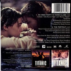 Music from Back to Titanic Soundtrack (James Horner) - CD Trasero