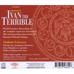 Ivan the Terrible - The complete music for Eisenstein's film Soundtrack (Sergei Prokofiev) - CD Trasero