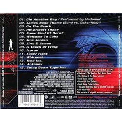 Die Another Day Soundtrack (David Arnold,  Madonna) - CD Trasero