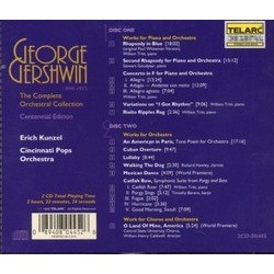 Gershwin: The Complete Orchestral Collection Soundtrack (George Gershwin) - CD Trasero