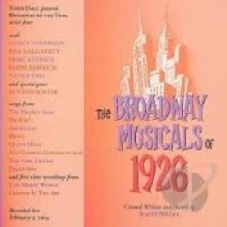 The Broadway Musicals of 1926 Soundtrack (Various Artists, Various Artists) - Cartula
