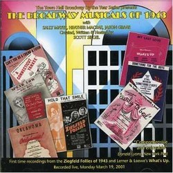 The Broadway Musicals of 1943 Soundtrack (Various Artists, Various Artists) - Cartula