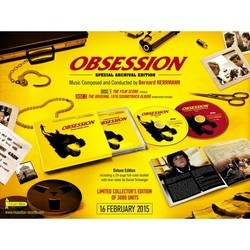 Obsession Soundtrack (Bernard Herrmann) - CD Trasero