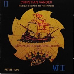 Les Voyages de Christophe Colomb Soundtrack (Christian Vander) - Cartula