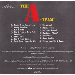 The A-Team Soundtrack (Pete Carpenter, Mike Post) - CD Trasero