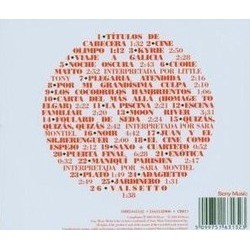 La Mala Educacin Soundtrack (Alberto Iglesias) - CD Trasero