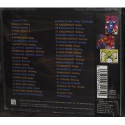 Marvel Super Heroes Soundtrack (Capcom Sound Team) - CD Trasero