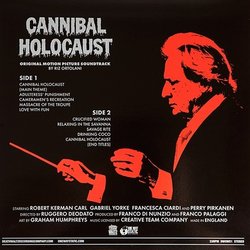 Cannibal Holocaust Soundtrack (Riz Ortolani) - CD Trasero