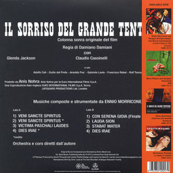 Il Sorriso del grande tentatore Soundtrack (Ennio Morricone) - CD Trasero