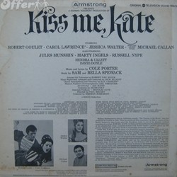 Kiss Me Kate Soundtrack (Original Cast, Cole Porter, Cole Porter) - CD Trasero