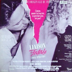 Liaison Fatale Soundtrack (Maurice Jarre) - CD Trasero