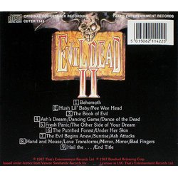 Evil Dead II Soundtrack (Joseph LoDuca) - CD Trasero