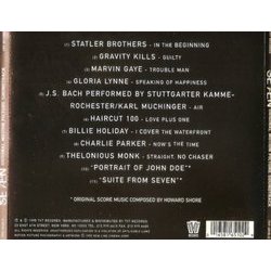 Se7en Soundtrack (Various Artists, Howard Shore) - CD Trasero
