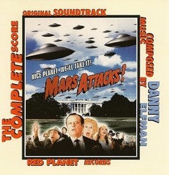 Mars Attacks! Soundtrack (Danny Elfman) - Cartula