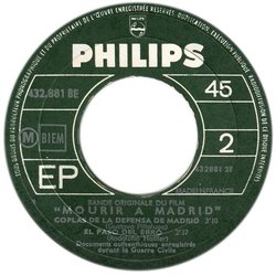 Mourir  Madrid Soundtrack (Maurice Jarre) - cd-cartula