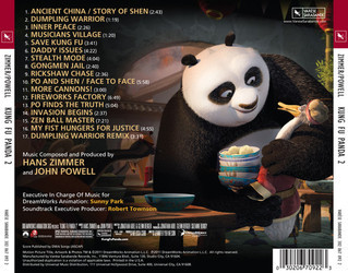 Kung Fu Panda 2 Soundtrack (John Powell, Hans Zimmer) - CD Trasero