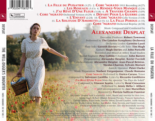 La Fille du Puisatier Soundtrack (Alexandre Desplat) - CD Trasero