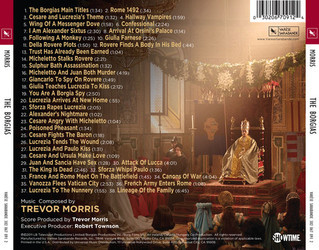 The Borgias Soundtrack (Trevor Morris) - CD Trasero