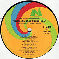 Angels Die Hard Soundtrack (Various Artists, Richard Hieronymus) - cd-cartula
