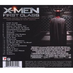X-Men: First Class Soundtrack (Henry Jackman) - CD Trasero
