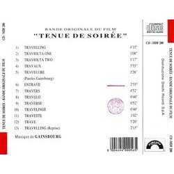 Tenue de Soire Soundtrack (Serge Gainsbourg) - CD Trasero