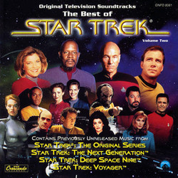 The Best of Star Trek: Volume Two Soundtrack (David Bell, Jay Chattaway, Alexander Courage, Jerry Goldsmith, Dennis McCarthy, Fred Steiner) - Cartula