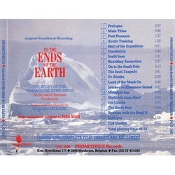 To the Ends of the Earth Soundtrack (John Scott) - CD Trasero