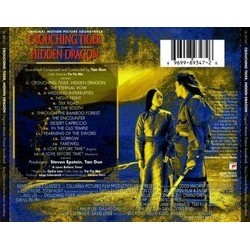 Crouching Tiger, Hidden Dragon Soundtrack (Tan Dun) - CD Trasero