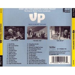 Up Soundtrack (Michael Giacchino) - CD Trasero