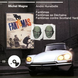 Fantmas / Fantmas se Dchane / Fantmas Contre Scotland Yard Soundtrack (Michel Magne) - Cartula