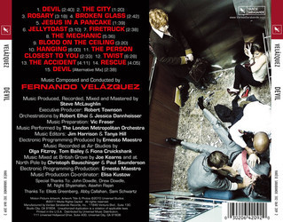 Devil Soundtrack (Fernando Velzquez) - CD Trasero