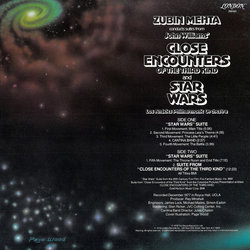Suites From Star Wars And Close Encounters Of The Third Kind Soundtrack (Zubin Mehta, John Williams) - CD Trasero