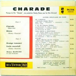 Charade Soundtrack (Henry Mancini) - CD Trasero