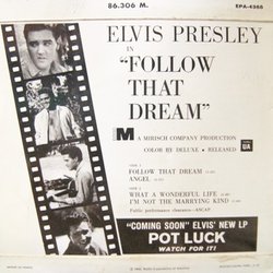 Follow That Dream Soundtrack (Various Artists, Elvis Presley, Hans J. Salter) - CD Trasero