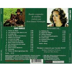 Sans famille / Madame de... Soundtrack (Carolin Petit) - CD Trasero