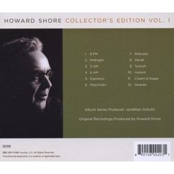 Howard Shore Collector's Edition Vol. 1 Soundtrack (Howard Shore) - CD Trasero