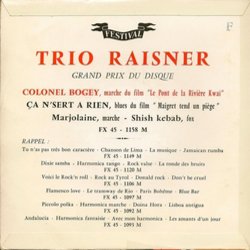 Trio Rainer: Le Pont de la Rivire Kwai / Maigret tend un Pige Soundtrack (Malcolm Arnold, Paul Misraki, Trio Raisner) - CD Trasero
