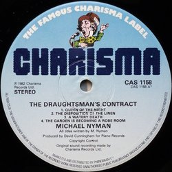 The Draughtsman's Contract Soundtrack (Michael Nyman) - cd-cartula