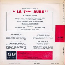 La 7me Aube Soundtrack (Riz Ortolani) - CD Trasero