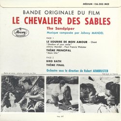 Le Chevalier des Sables Soundtrack (Johnny Mandel) - CD Trasero