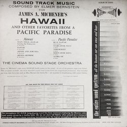 Hawaii and Other Favorites from A Pacific Paradise Soundtrack (Various Artists, Elmer Bernstein) - CD Trasero