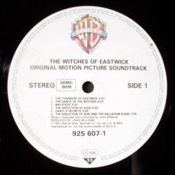 The Witches of Eastwick Soundtrack (John Williams) - cd-cartula