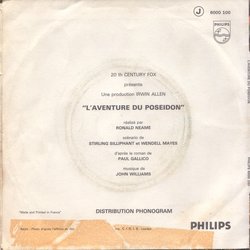 L'Aventure du Poseidon Soundtrack (Maureen McGovern, John Williams) - CD Trasero