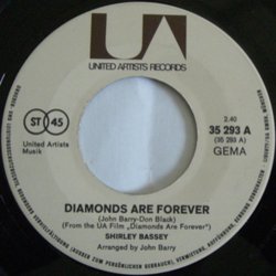 Diamonds Are Forever Soundtrack (Various Artists, John Barry, Shirley Bassey) - cd-cartula