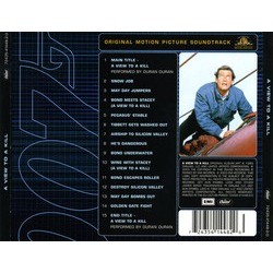 A View to a Kill Soundtrack (John Barry, Duran Duran) - CD Trasero