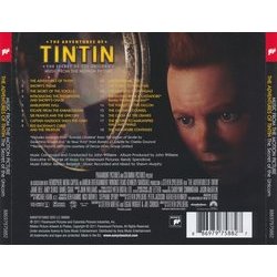 The Adventures of Tintin: The Secret of the Unicorn Soundtrack (John Williams) - CD Trasero