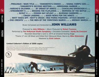 Midway Soundtrack (John Williams) - CD Trasero