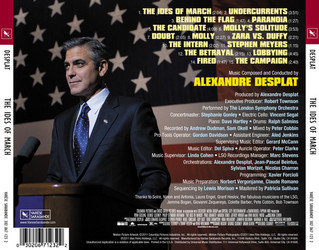 The Ides of March Soundtrack (Alexandre Desplat) - CD Trasero