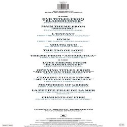 Vangelis - Themes Soundtrack ( Vangelis) - CD Trasero