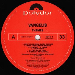 Vangelis - Themes Soundtrack ( Vangelis) - cd-cartula
